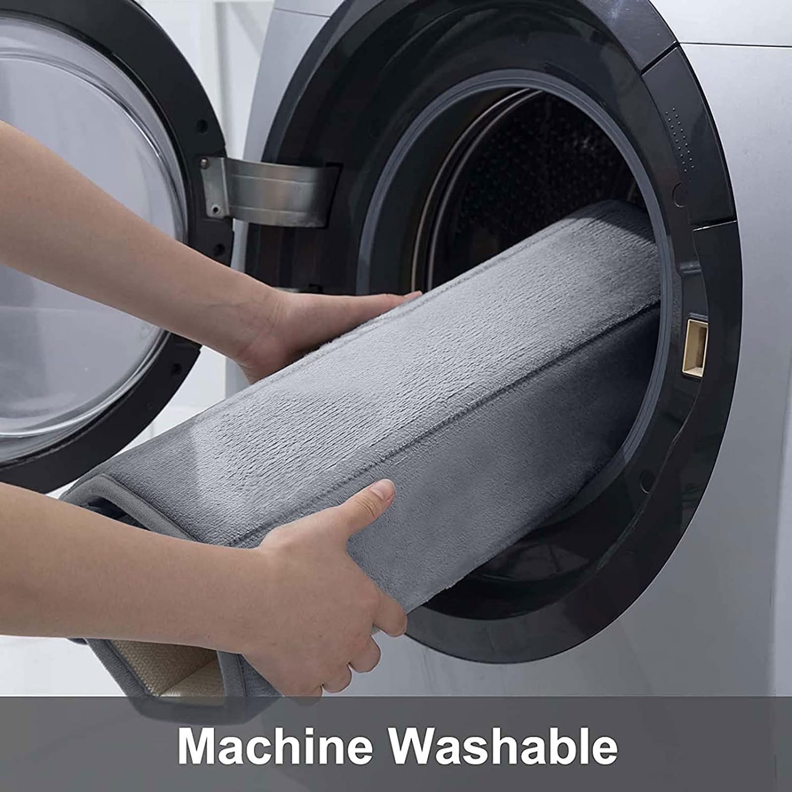 Buganda Memory Foam Bath Mat Rug, 60'' X 24'', Ultra Soft And Non-Slip Bathroom Rugs, Water Absorbent And Machine Washable Bath